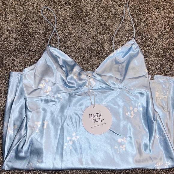 Princess Polly Stargazing mini dress blue floral - Picture 7 of 11